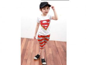 25-65-Superman Short Sleeve 2pcs