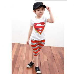 25-65-Superman Short Sleeve 2pcs