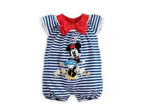 20-87-Minnie bow shape Romper