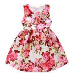 52-51-Flowers cotton dress