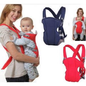 68-10-Double shoulder baby backpack-Red