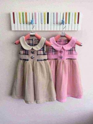 26-52-Princess plaid dress-pink