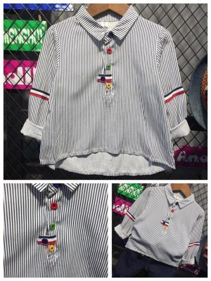 56-134-Shirt striped long sleeve