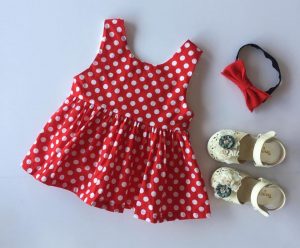 20-101-Dot red dress