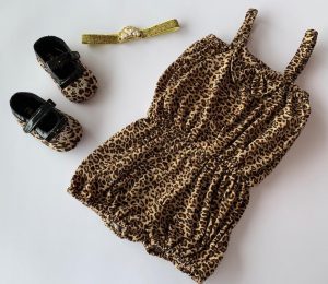 28-32-Leopard cotton Rompers